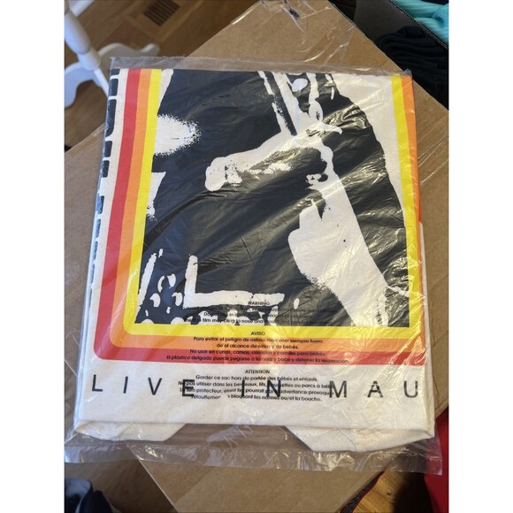 Jimi Hendrix Live In Maui Natural Retro T-Shirt Size Small‎ Unisex - Picture 3 of 5